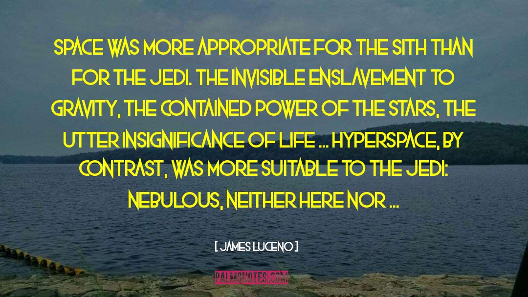 Hyperspace Gif quotes by James Luceno