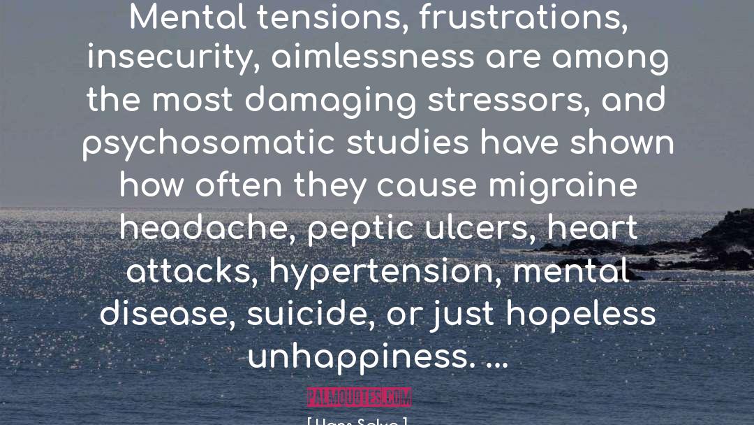 Hypertension quotes by Hans Selye