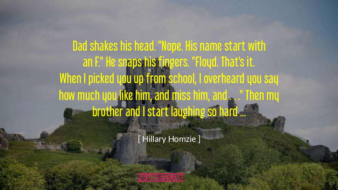 Hyperventilate Synonyms quotes by Hillary Homzie