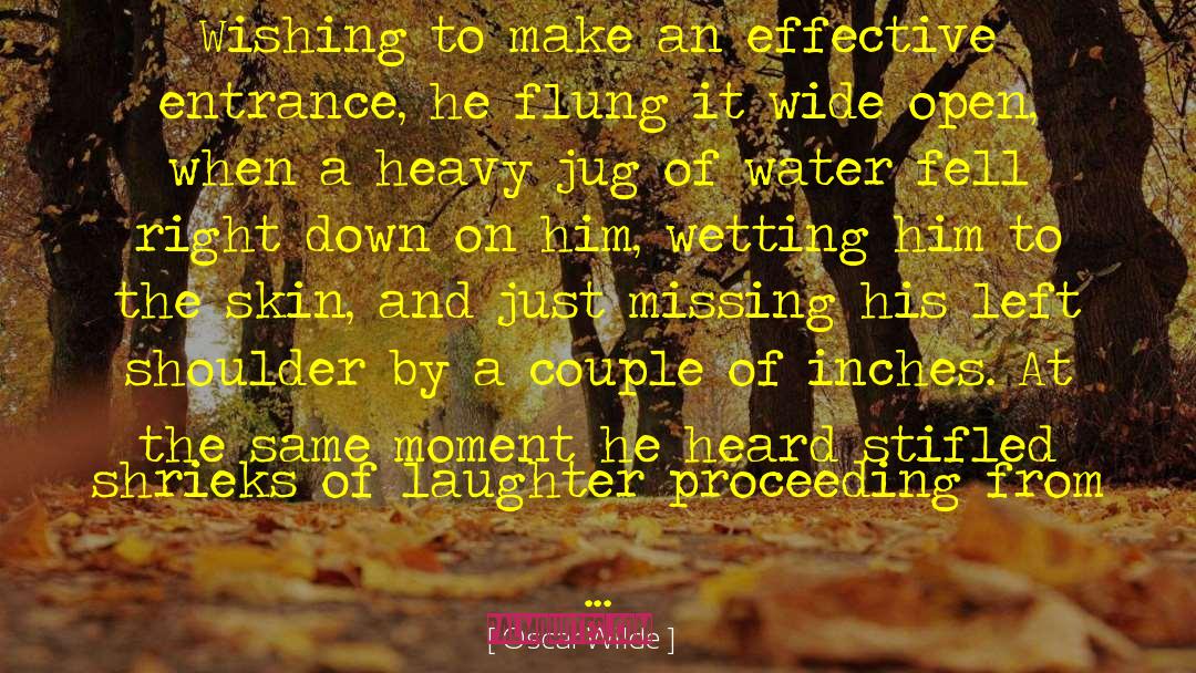 Hyperventilating From Laughter quotes by Oscar Wilde