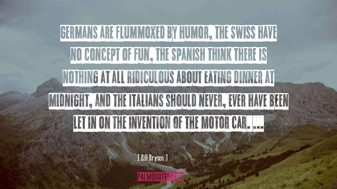 Hyphenated Italians quotes by Bill Bryson