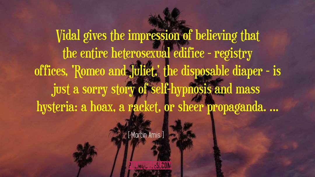 Hypnosis quotes by Martin Amis