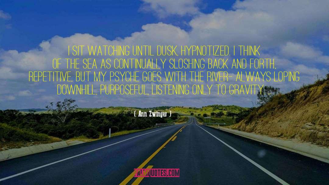 Hypnotized quotes by Ann Zwinger