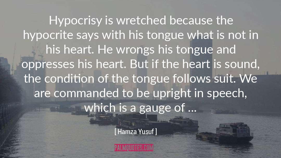 Hypocrite quotes by Hamza Yusuf