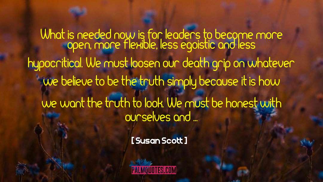 Hypocritical quotes by Susan Scott