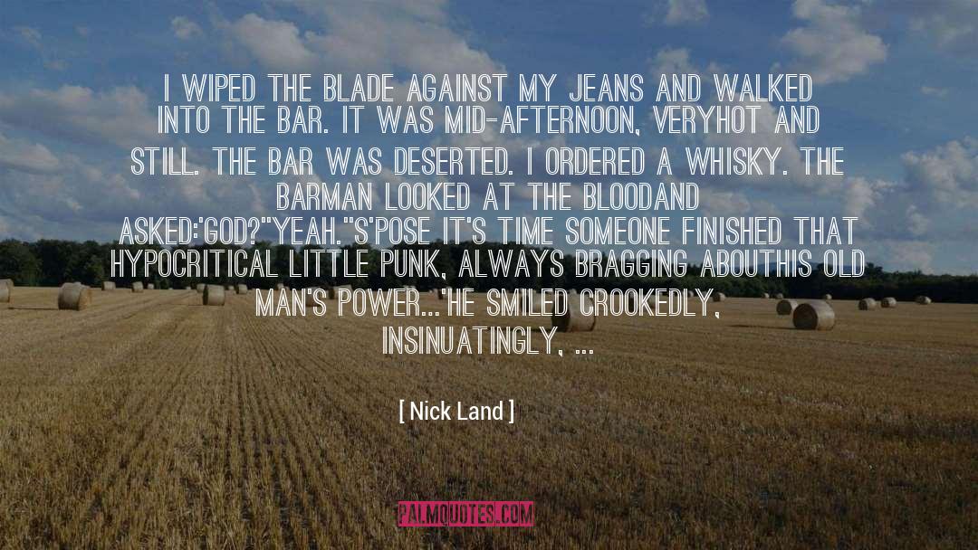 Hypocritical quotes by Nick Land