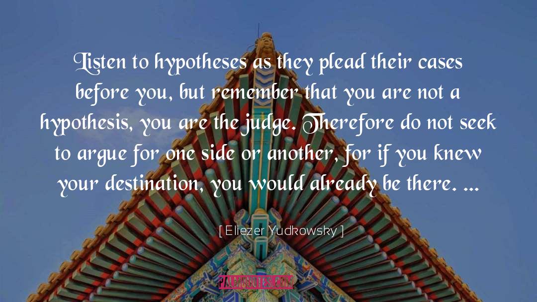 Hypotheses quotes by Eliezer Yudkowsky