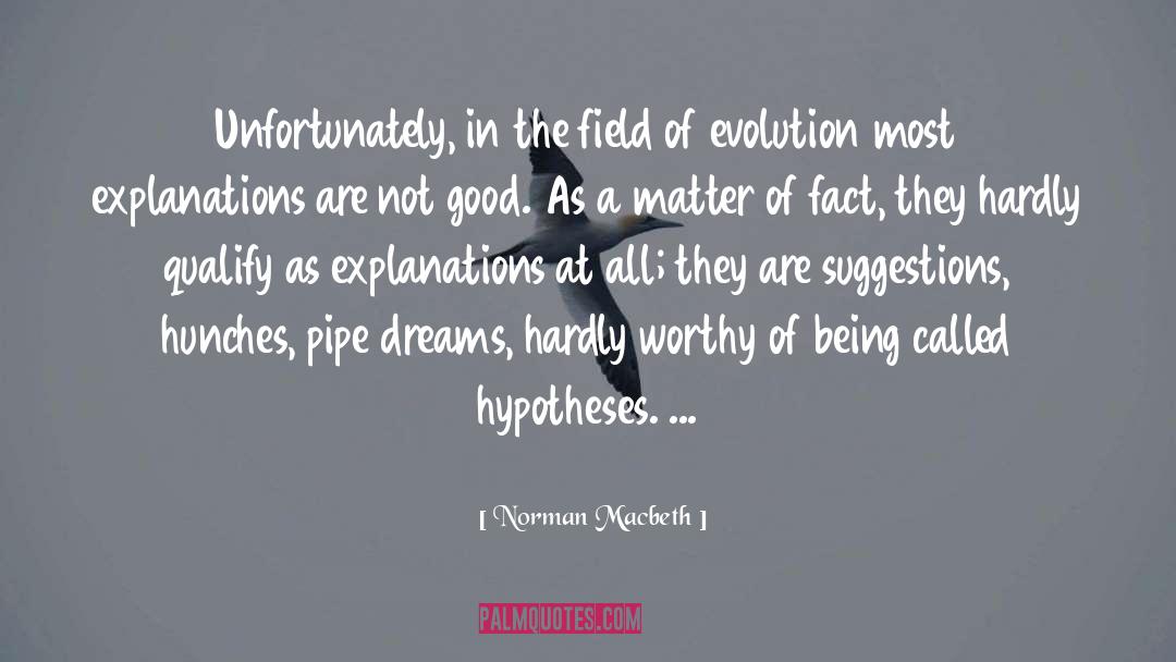 Hypotheses quotes by Norman Macbeth