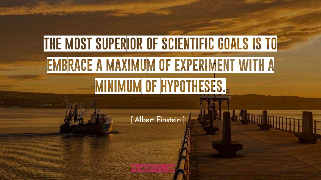 Hypotheses quotes by Albert Einstein