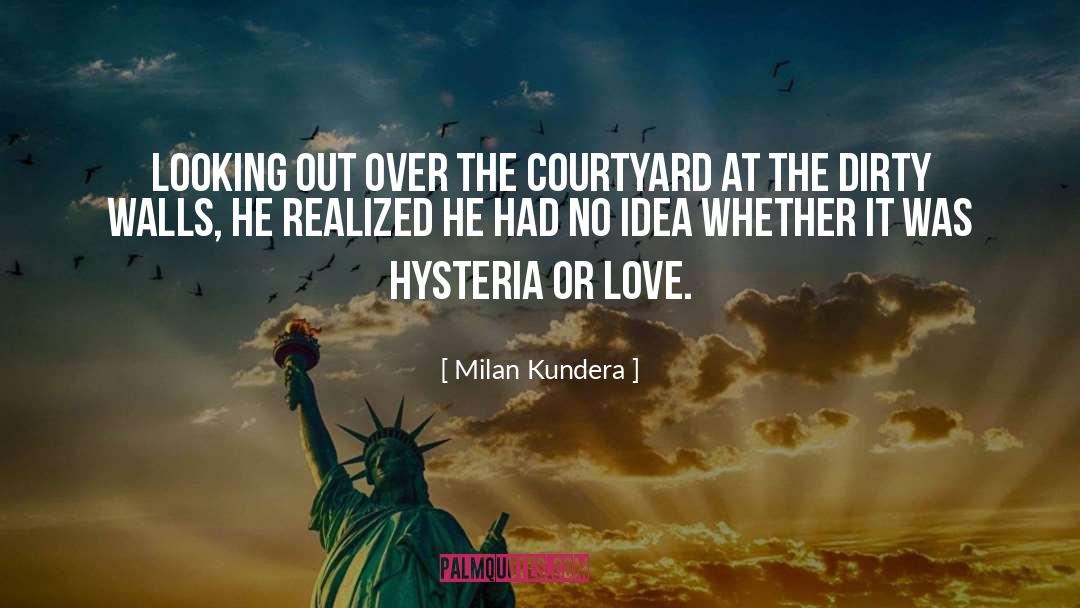 Hysteria quotes by Milan Kundera