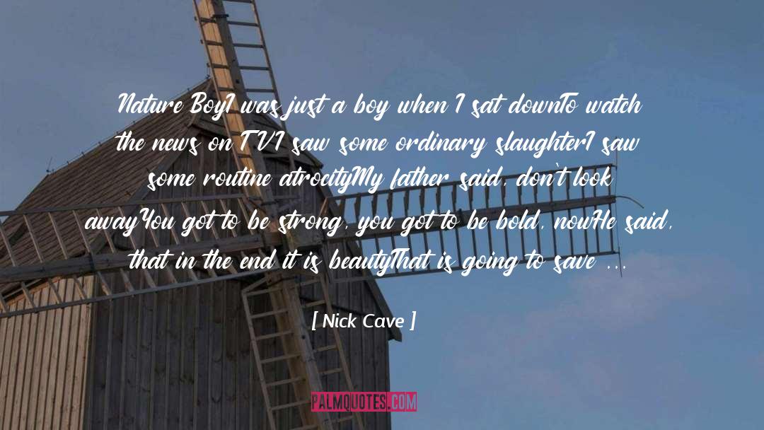 Hysteria quotes by Nick Cave