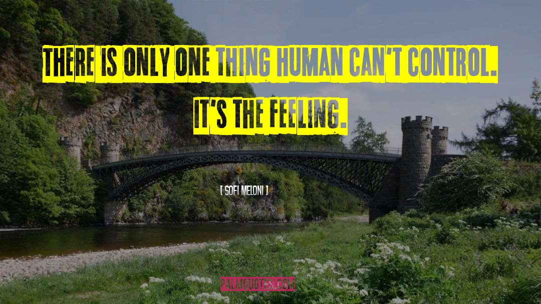 I 27m Only Human quotes by Sofi Meloni