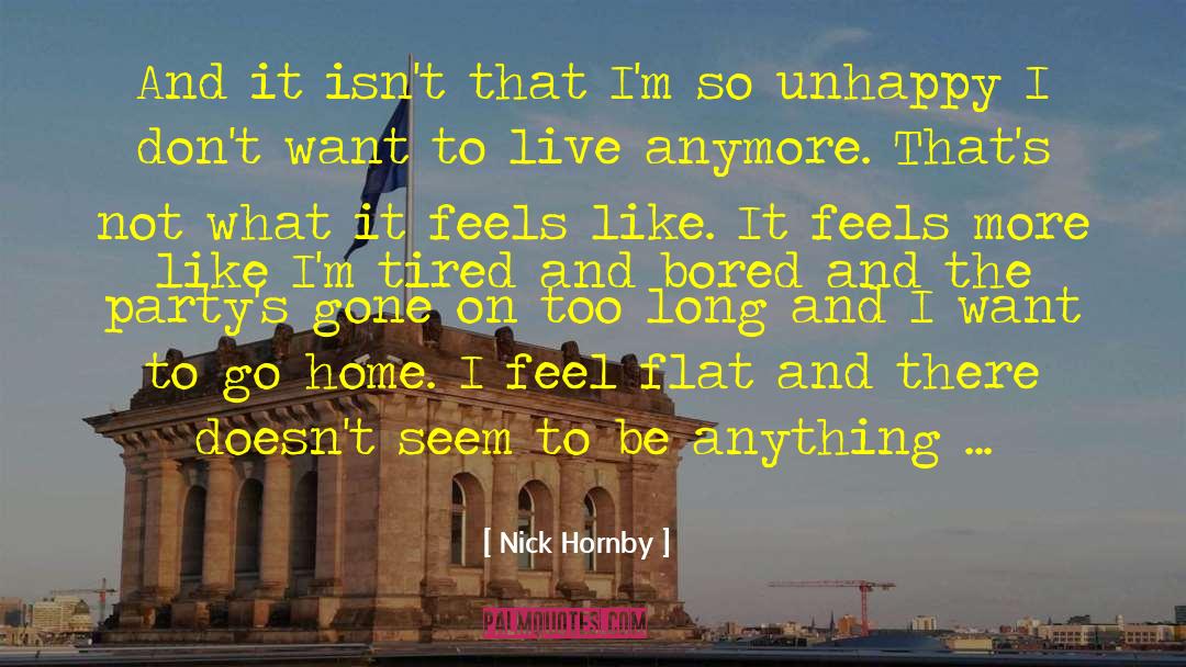 I 27m So Sorry quotes by Nick Hornby