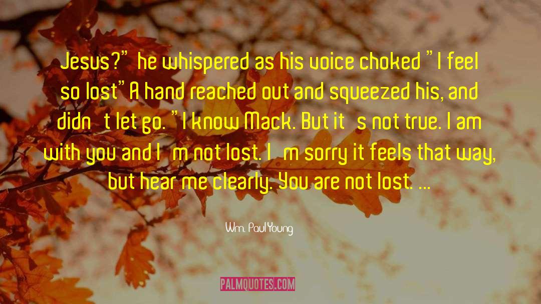 I 27m Sorry quotes by Wm. Paul Young