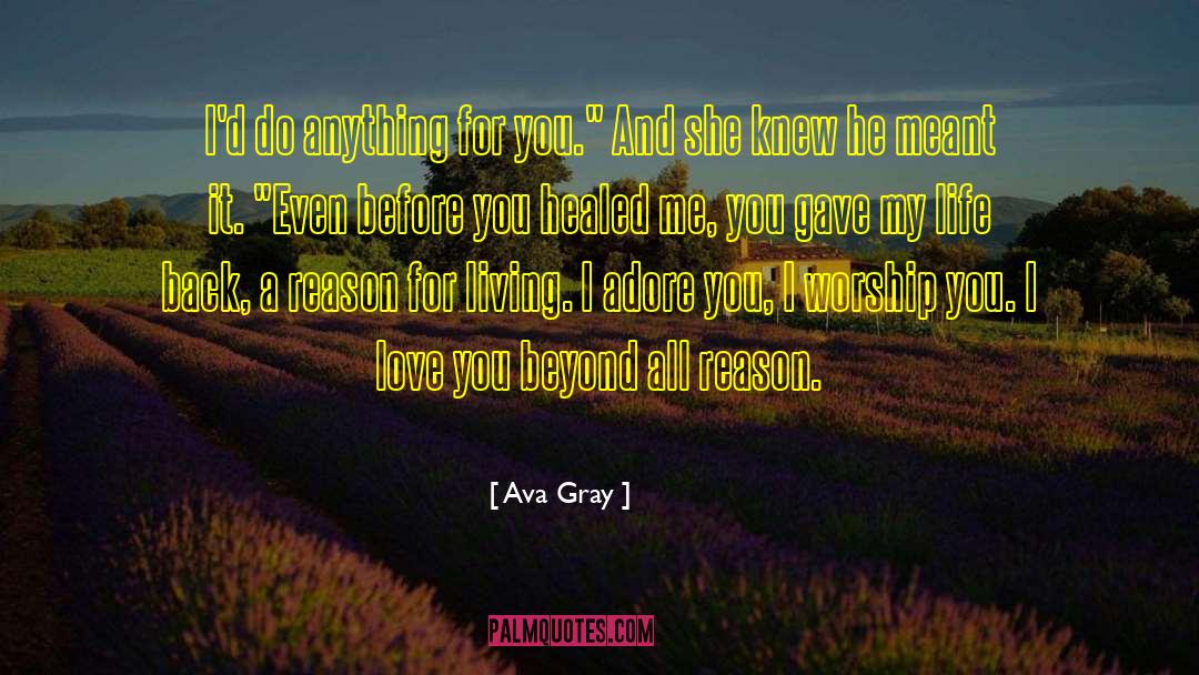 I Adore You quotes by Ava Gray