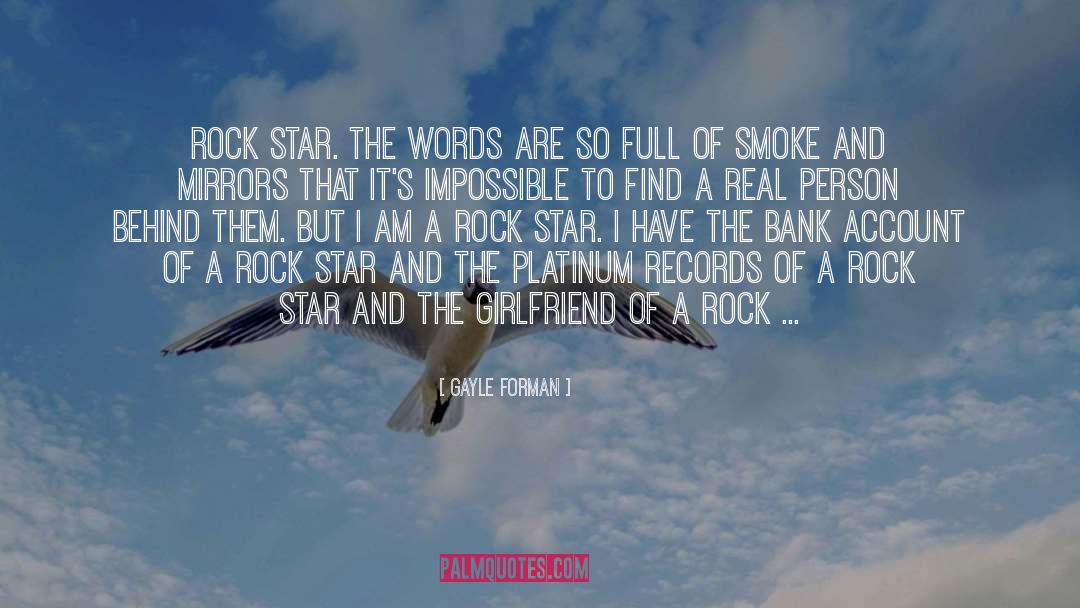 I Am A Rock quotes by Gayle Forman