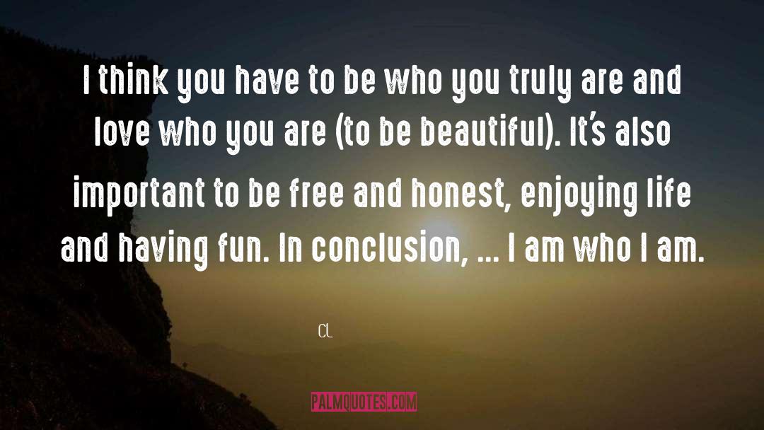 I Am Beautiful quotes by CL
