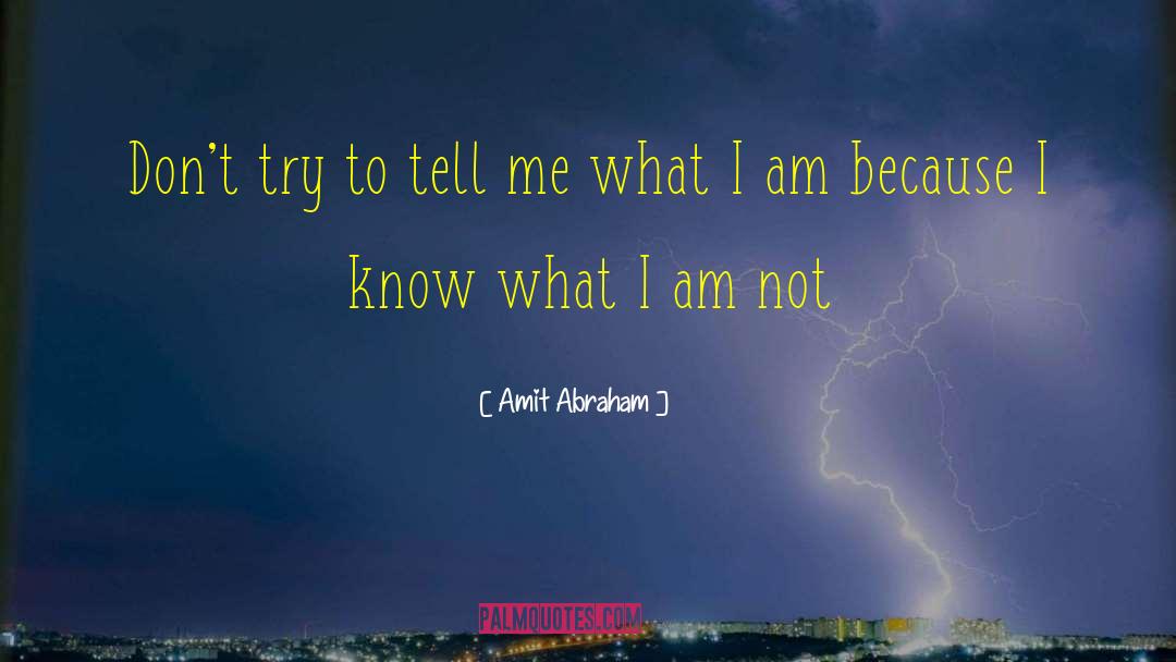 I Am Because quotes by Amit Abraham