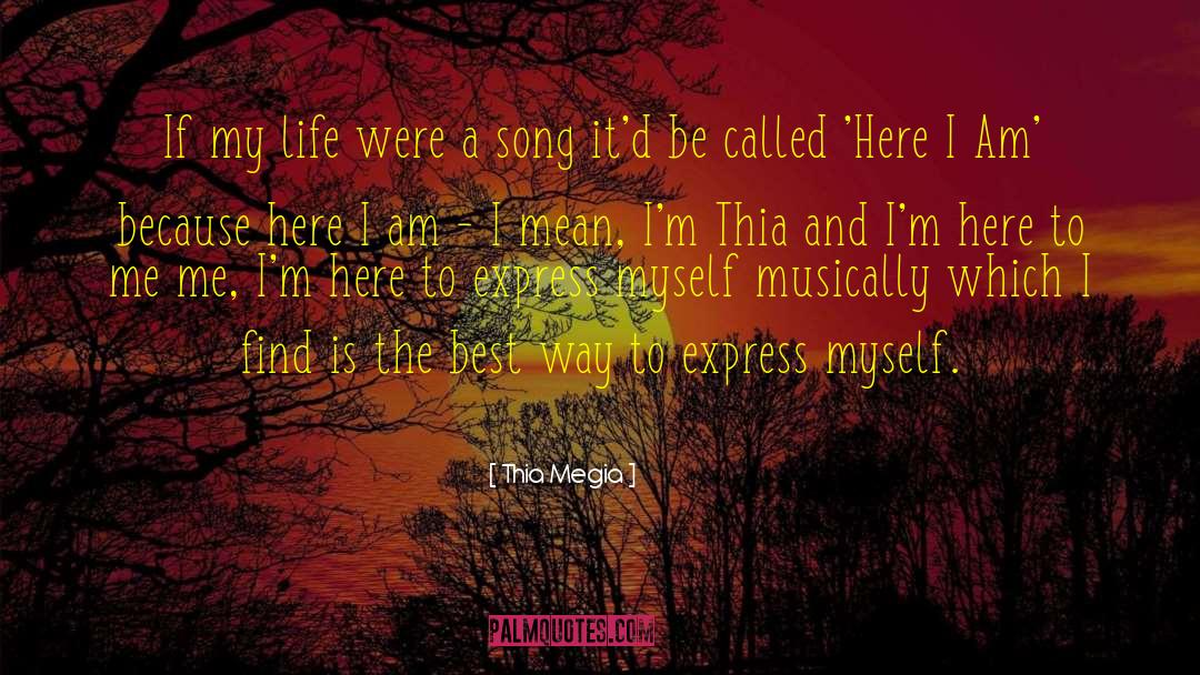 I Am Because quotes by Thia Megia