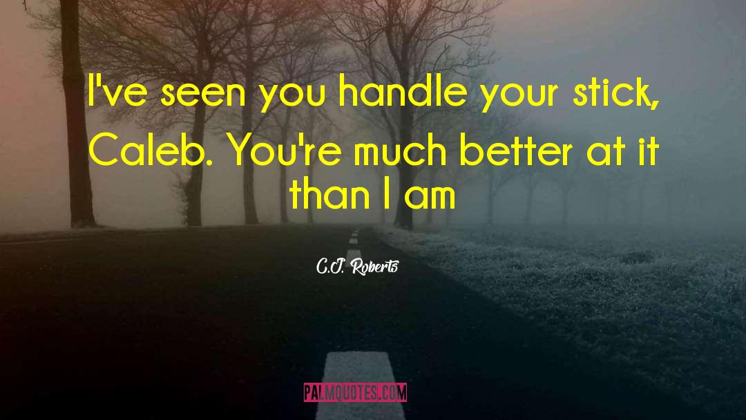 I Am Better Than You Think quotes by C.J. Roberts