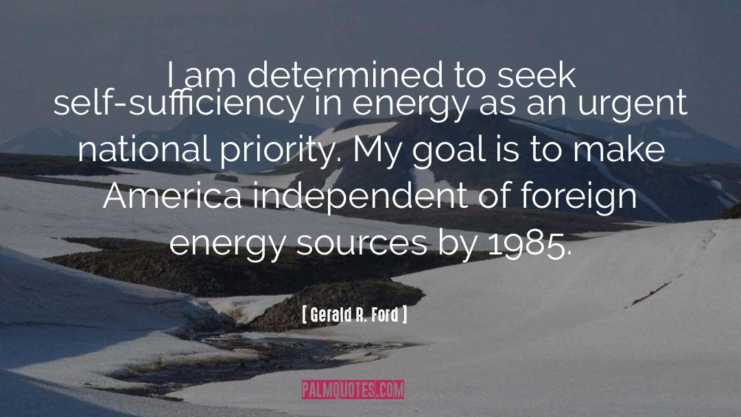 I Am Determined quotes by Gerald R. Ford