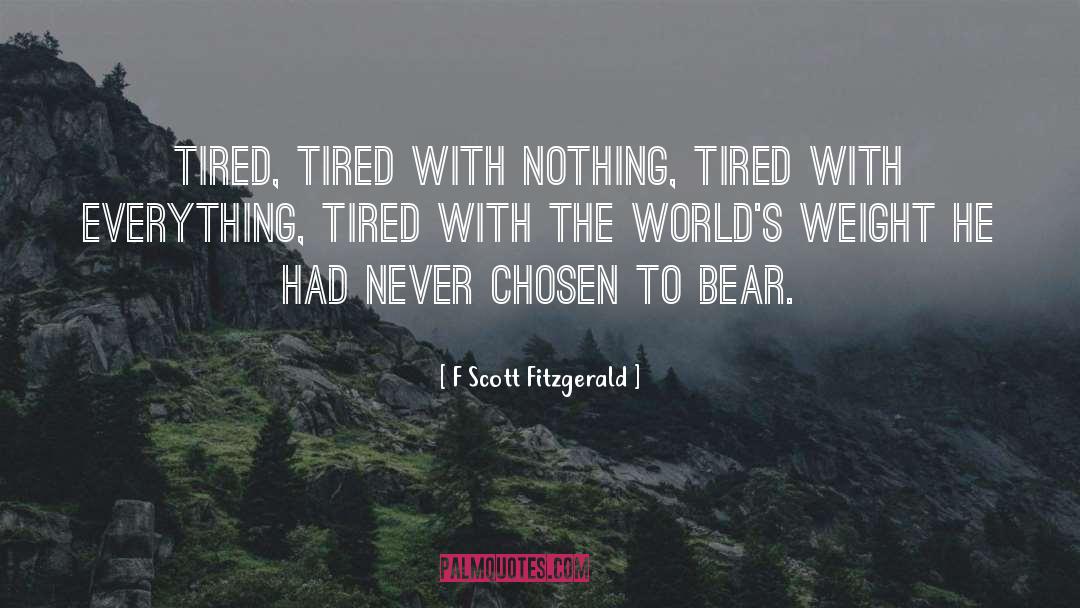 I Am Emotionally Tired quotes by F Scott Fitzgerald