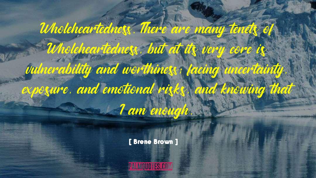 I Am Enough quotes by Brene Brown
