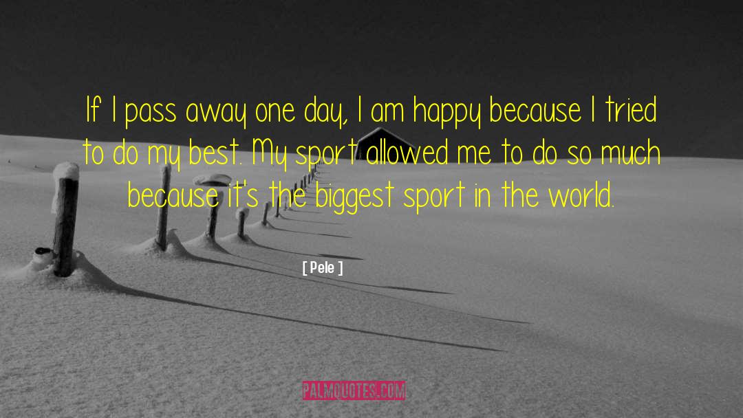 I Am Happy quotes by Pele