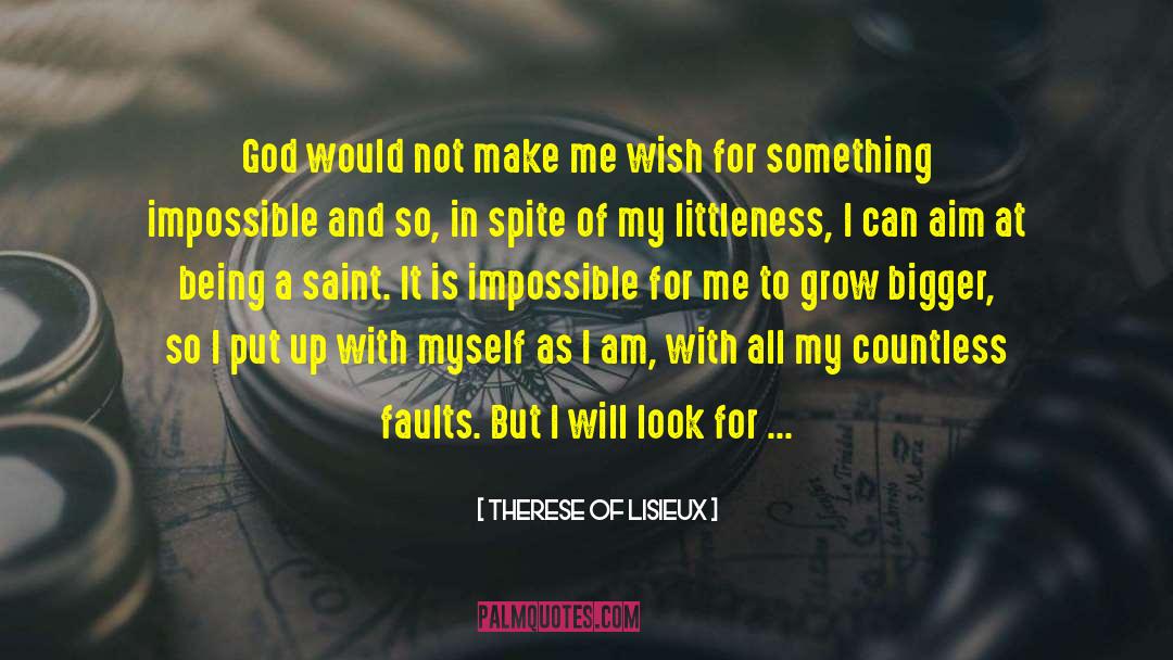 I Am I Can I Will quotes by Therese Of Lisieux