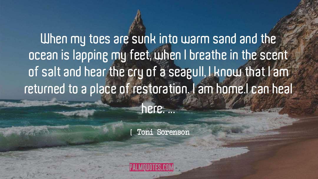 I Am In The Ocean Of Love quotes by Toni Sorenson