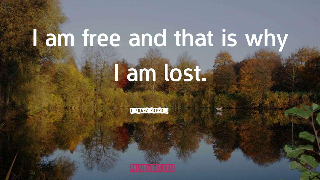 I Am Lost quotes by Franz Kafka