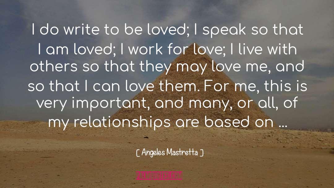 I Am Loved quotes by Angeles Mastretta