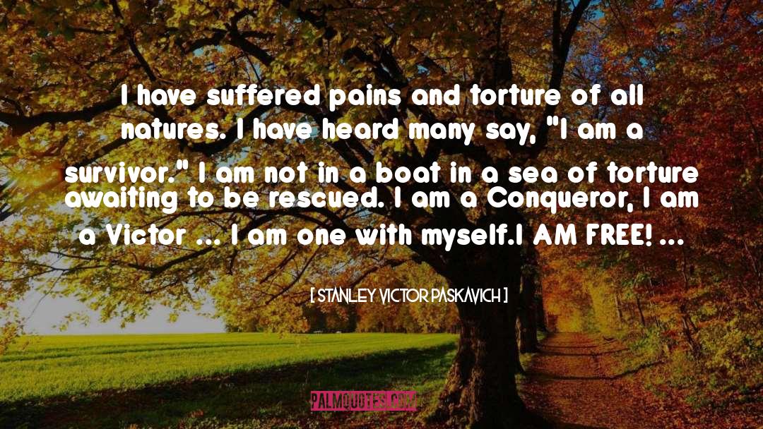 I Am More Than A Conqueror quotes by Stanley Victor Paskavich