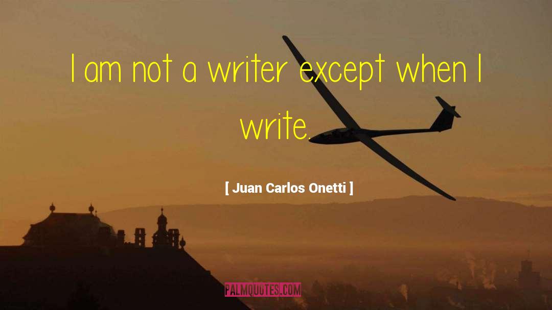 I Am Not A Writer quotes by Juan Carlos Onetti