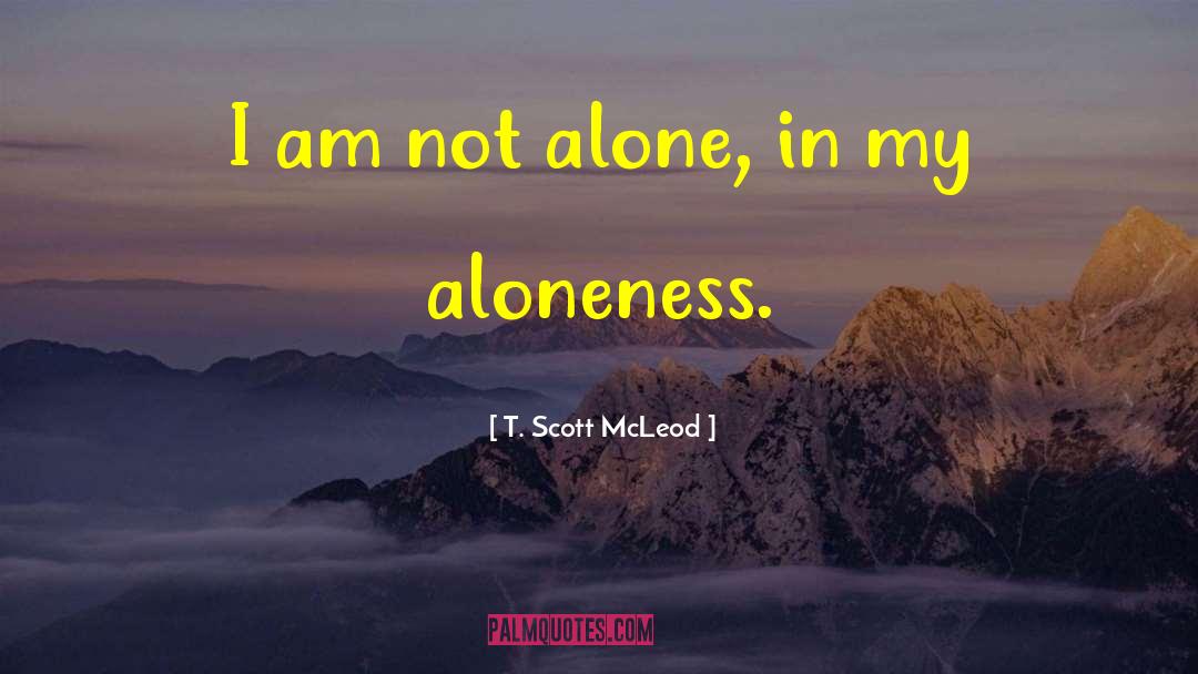 I Am Not Alone quotes by T. Scott McLeod