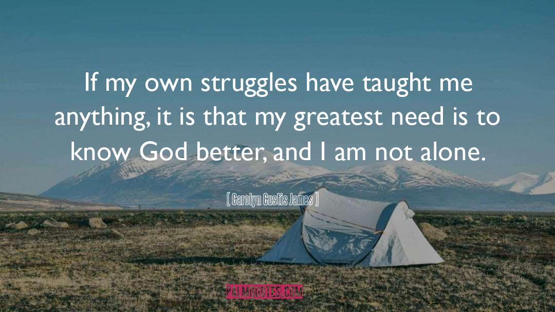 I Am Not Alone quotes by Carolyn Custis James