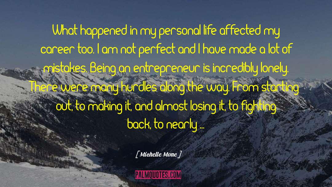 I Am Not Perfect quotes by Michelle Mone
