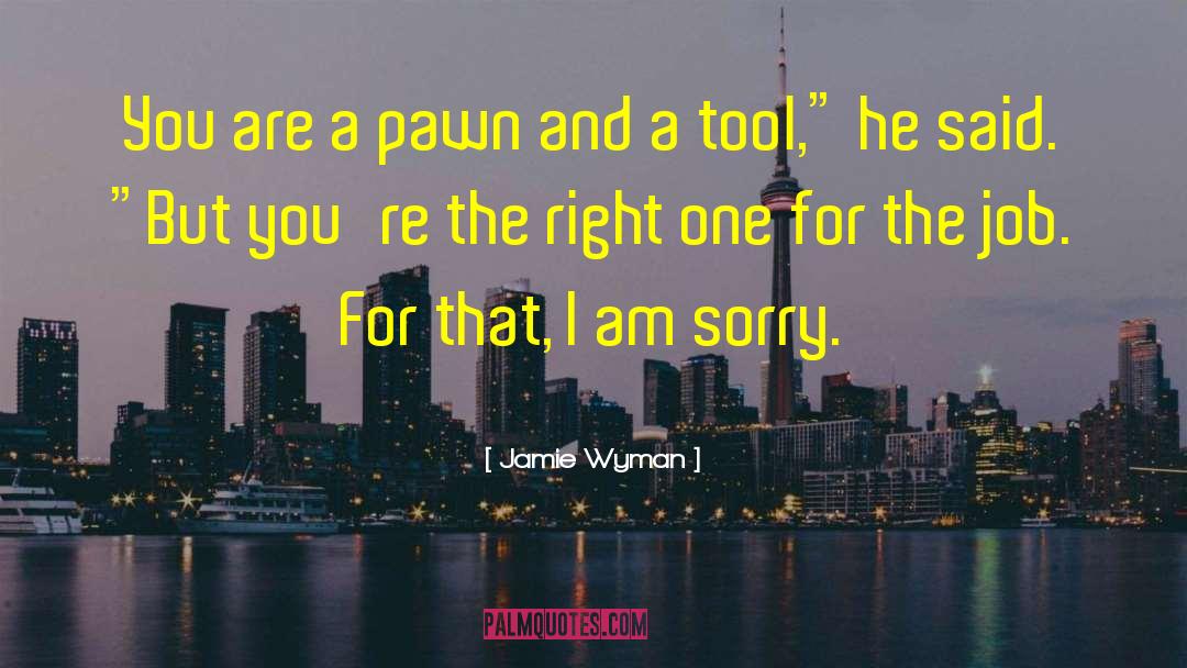 I Am Sorry quotes by Jamie Wyman