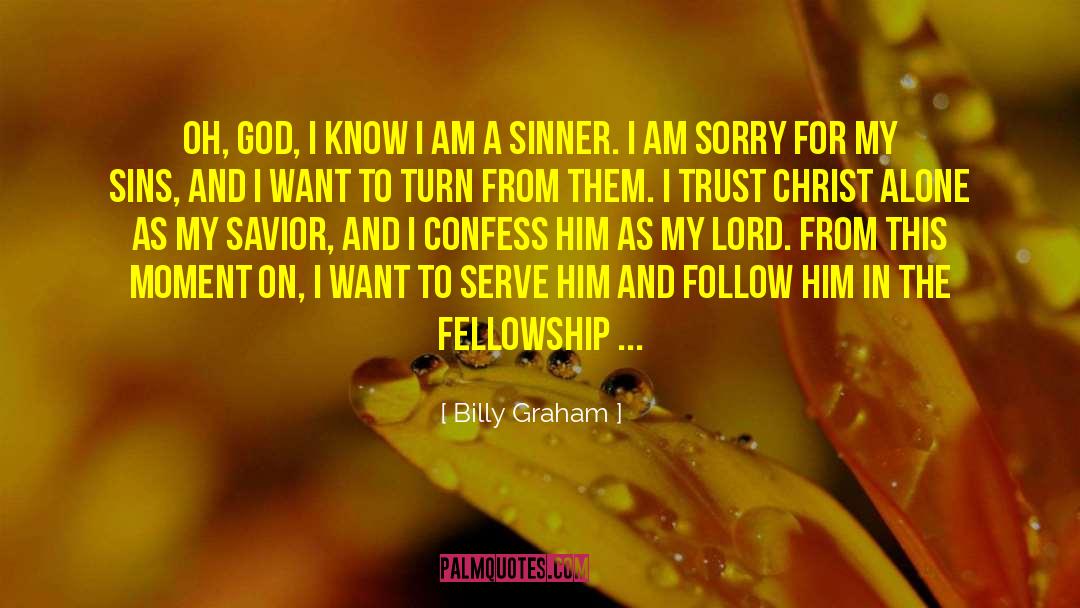 I Am Sorry quotes by Billy Graham