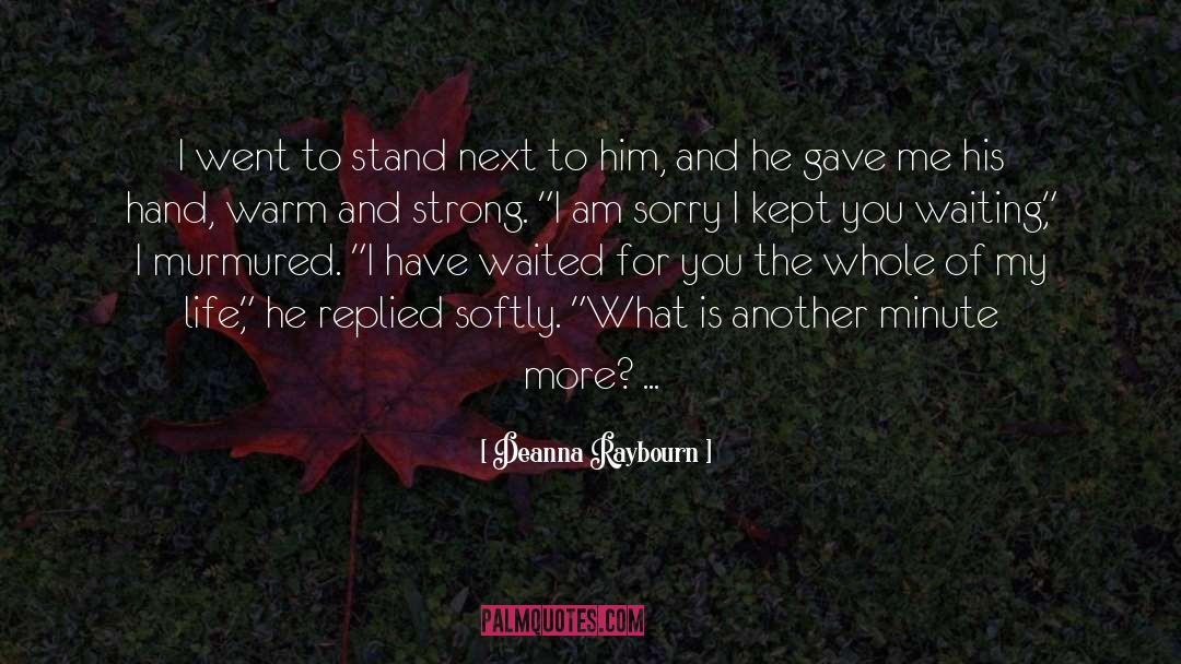 I Am Sorry quotes by Deanna Raybourn