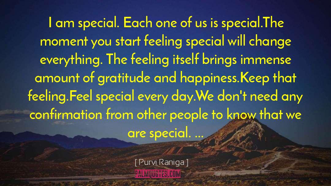 I Am Special quotes by Purvi Raniga