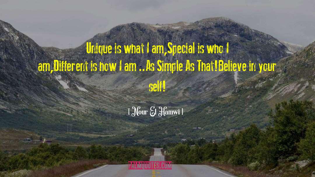 I Am Special quotes by Nour El Hamwi