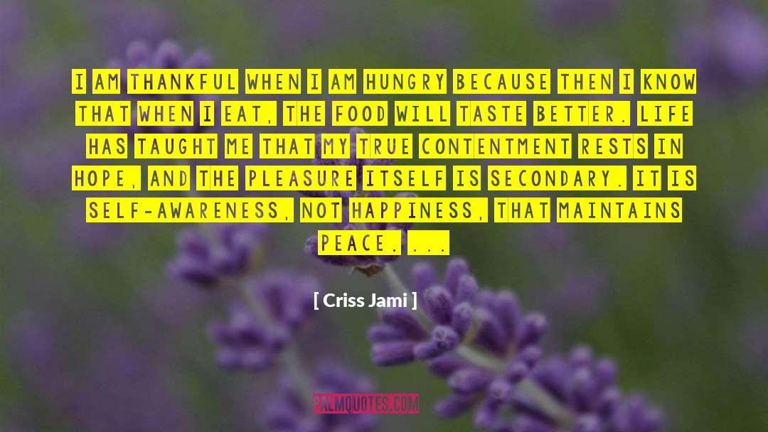 I Am Thankful quotes by Criss Jami