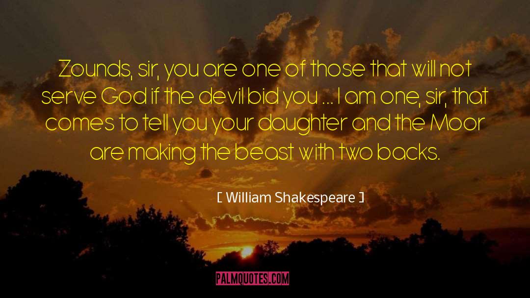 I Am The Devil Bird quotes by William Shakespeare
