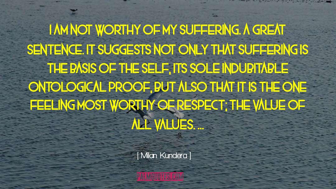 I Am Worthy Of Reciprocity quotes by Milan Kundera