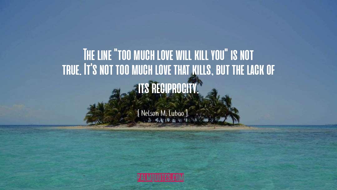 I Am Worthy Of Reciprocity quotes by Nelson M. Lubao