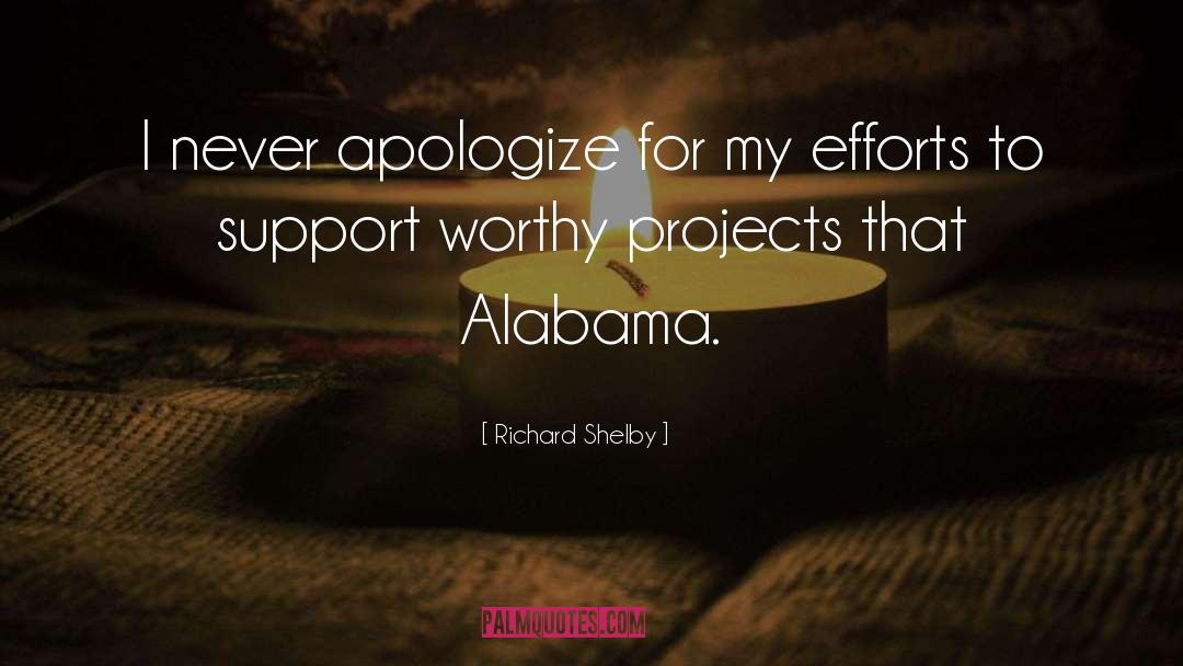 I Apologize quotes by Richard Shelby