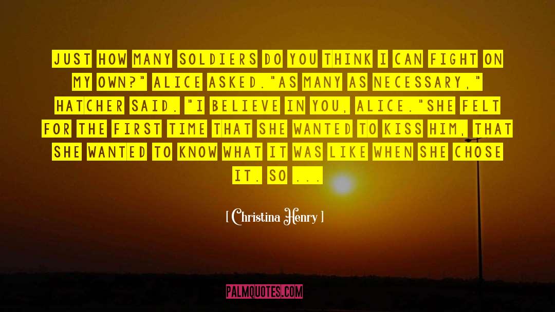I Believe In You quotes by Christina Henry