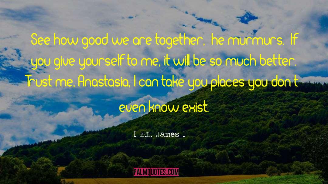 I Can Take You Places quotes by E.L. James