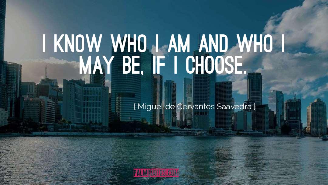 I Choose quotes by Miguel De Cervantes Saavedra